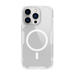 Magnetinis dėklas Nillkin Nature TPU Pro, skirtas Apple iPhone 14 Pro (baltas)