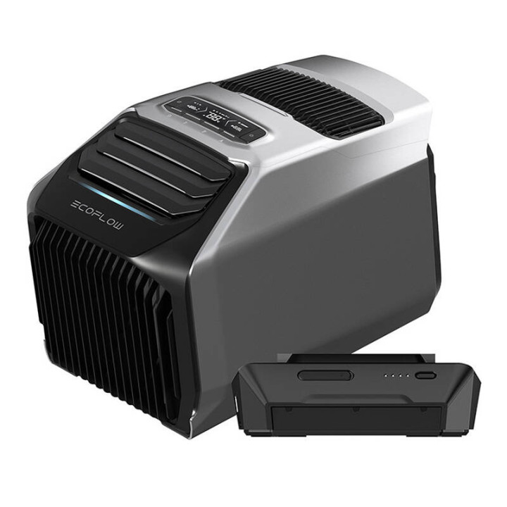 EcoFlow Wave 2 gaisa kondicionētājs + Wave 2 akumulatoru komplekts.