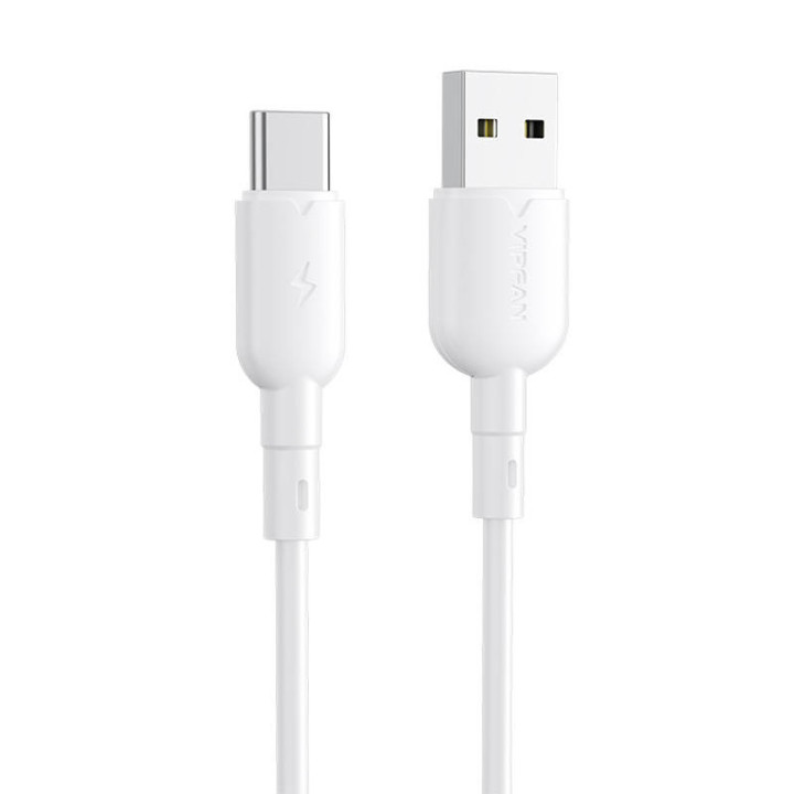 Кабель USB — USB-C VFAN Colorful X11, 3А, 1м (белый)
