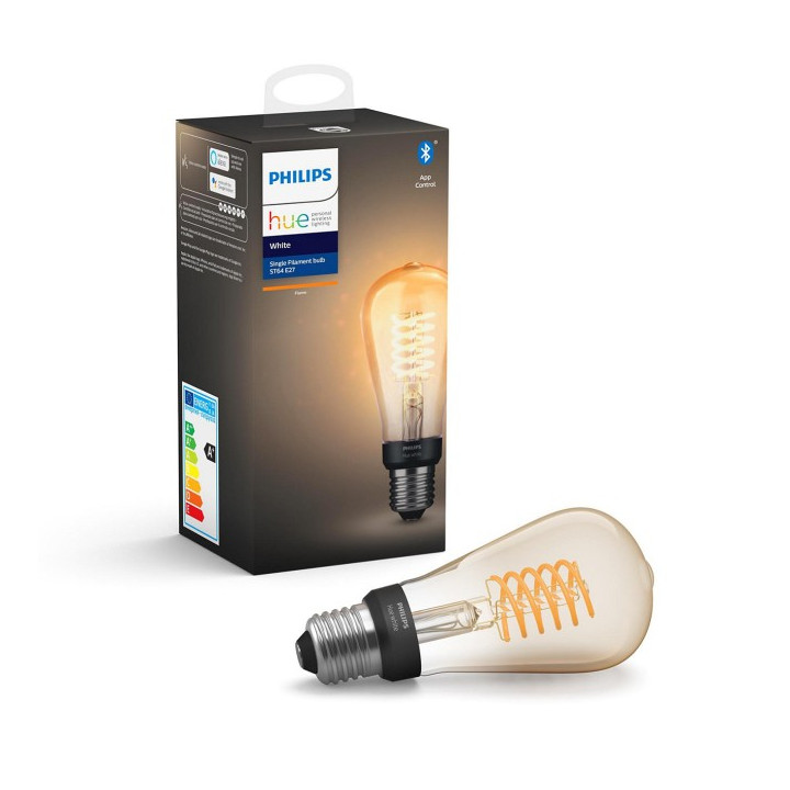 Philips Hue ST64 E27 7W W 2100K BT kvēldiegs