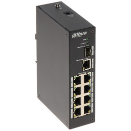 INDUSTRIĀLAIS SLĒDZIS PFS3110-8T 8 PORTU SFP DAHUA