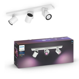Philips Hue lubinis šviestuvas Argenta plokštelinis/spiralinis baltas 3x5,7W