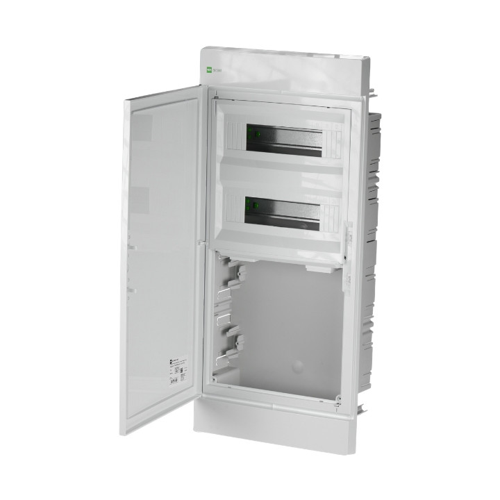 ĮPLAUJAMOJO MONTAVIMO PASKIRSTYMO SPINTELĖ 24 MODULINIAI ELEGANT-TWIN-2X12/PT/W/EPN Elektro-Plast