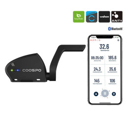 Ātruma un kadences sensors Coospo BK805 ir savietojams ar Wahooo, Garmin, Bryton utt.