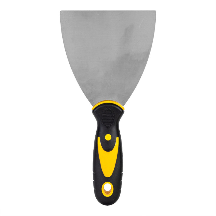 Кельма для шпаклевки 4 дюйма Deli Tools EDL-HD4 (желтая)