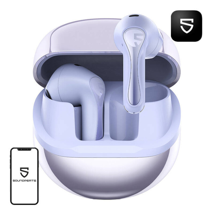 TWS Soundpeats Air 5 austiņas (violetas)