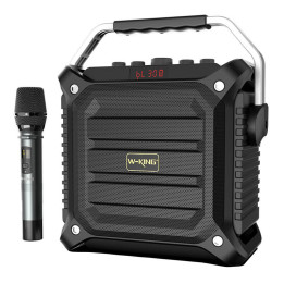 Langaton Bluetooth-kaiutin W-KING K3H 100W + mikrofoni (musta)