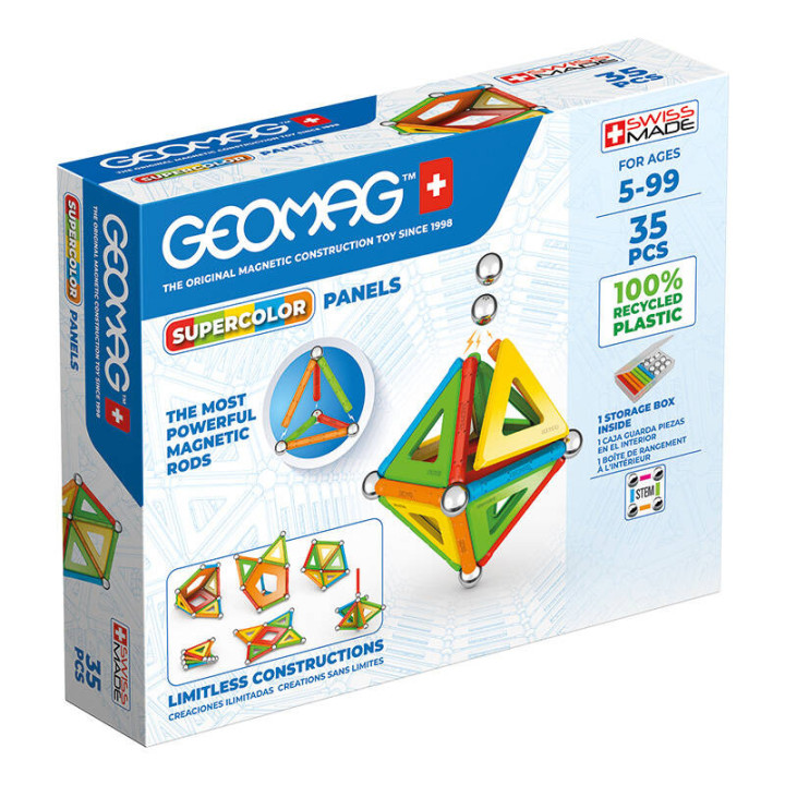 Supercolor Panels Perdirbtos 35 dalių GEOMAG GEO-377