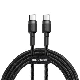 Baseus Cafule USB-C kuni USB-C PD 2.0, QC 3.0, 60 W, 2m (Czarno-szary)