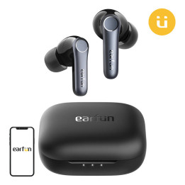Belaidės ausinės TWS EarFun Air Pro 4, ANC (juodos)