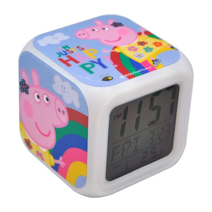 Digitālais pulkstenis ar modinātāju Peppa Pig PP17073 KiDS Licensing