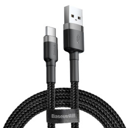 Baseus Cafule USB kuni USB-C 2A 2m (saro-czarny)