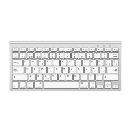 Беспроводная iPad-клавиатура Omoton KB088 с держателем для планшета (серебристая)