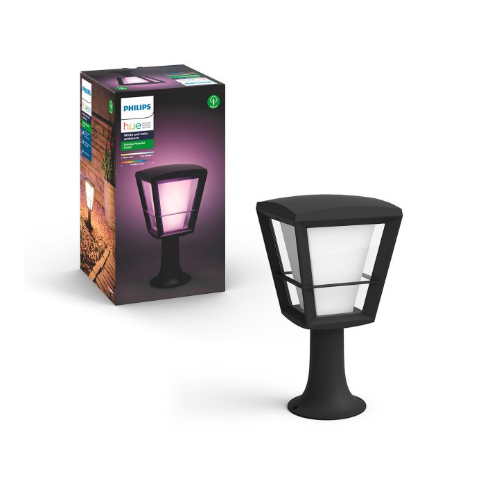 Philips Hue Econic RGBW black pole 1x15W
