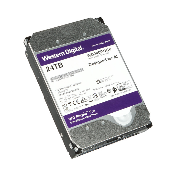 HDD DVR DVR HDD-WD240PURP 24TB 24/7 WESTERN DIGITAL