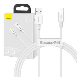 Baseus Superior -sarjan USB-USB-C-kaapeli, 66 W, 1 m (valkoinen)