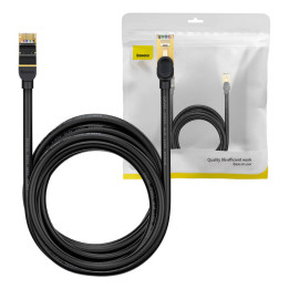Сетевой кабель Baseus Ethernet RJ45, 10 Гбит/с, 20 м (черный)