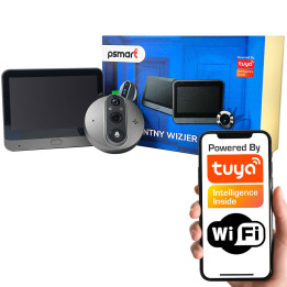 Išmanusis akutė PIR WiFi durų skambutis TUYA