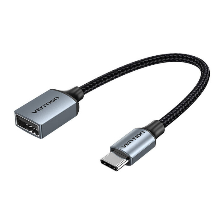 USB-C 2.0 kištukinis USB lizdas OTG kabelio ventiliacija CCWHB 0,15 m, 2A, pilka