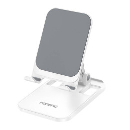 Foneng sulankstomas telefono stovas CP108 Baltas