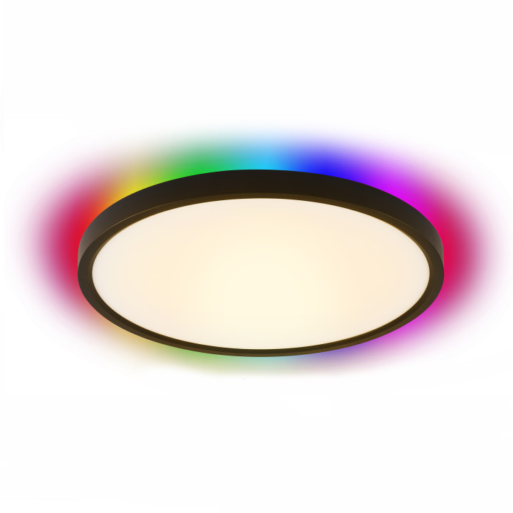 Immax NEO LITE TUDO Smart lubinis šviestuvas RGB apšvietimas 40cm 50W Tuya WiFi juodas