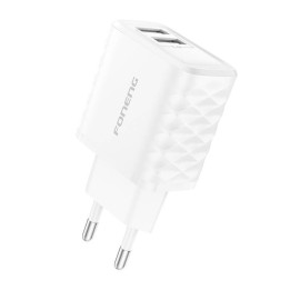 Foneng EU53 20 W 2xUSB-A, 2,4 A strāvas lādētājs (balts)