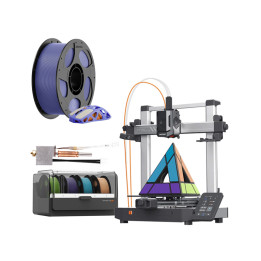 Anycubic Kobra 3 V2 Combo 3D spausdintuvas + Hotend + be siūlų