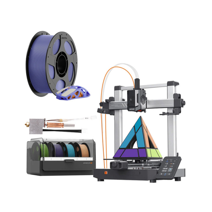 Anycubic Kobra 3 V2 Combo 3D spausdintuvas + Hotend + be siūlų