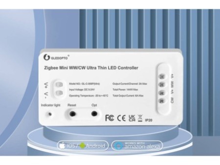 Ultra Mini kontrolieris LED WW/CW GL ZigBee HUE TUYA