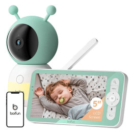 Boifun 6T elektroninen pyörivä lastenhoitajakamera + näyttö