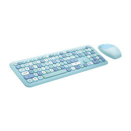MOFII 666 2.4G bezvadu tastatūra + peles komplekts (zils)