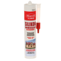 UNIVERSĀLĀ SILIKONA SUN-310-BB KARTRIDŽA 310 ml NEKRĀSAIS WKRĘT-MET KLIMAS