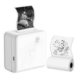Pārnēsājamais uzlīmju printeris Phomemo M02 Pro (balts)