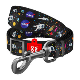 Waudog nailonist koerarihm, muster "NASA21", laius 25 mm, pikkus 122 cm.