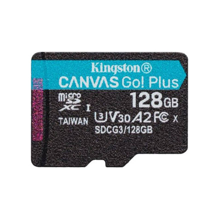 Atmiņas karte microSD 128GB Kingston Canvas Go Plus