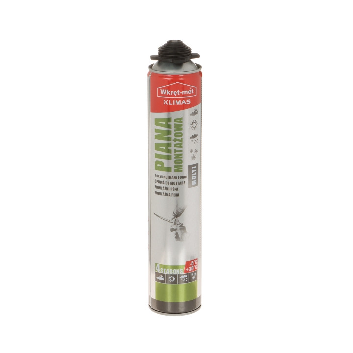 POLYURETAANIVAHTO PMPWS-750 TALVI SUBZERO CAN 750 ml WKRĘT-MET KLIMAS