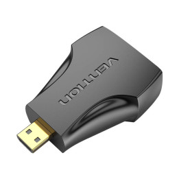Adapteris Vyriškas Micro HDMI į Female HDMI Vention AITB0 (juodas)