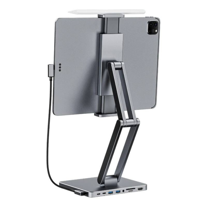 Tahvelarvuti/iPad, Invzi, MH03, Maghub, 3x USB-C, 2x USB-A stend, mis on mõeldud tahvelarvutite/iPadi jaoks