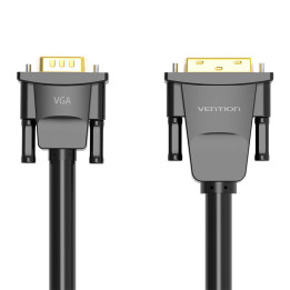 DVI (24+1) uz VGA kabeļa ventilāciju EABBG 1,5 m, 1080P 60 Hz (melns)