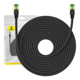 Põimitud võrgukaabel Cat.8 Baseus Ethernet RJ45, 40Gbps, 20m (must)