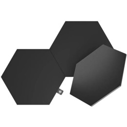 Nanoleaf Shapes Hexagons Expansion Pack - papildomos šviesos plokštės (3 šviesos plokštės) (juoda)