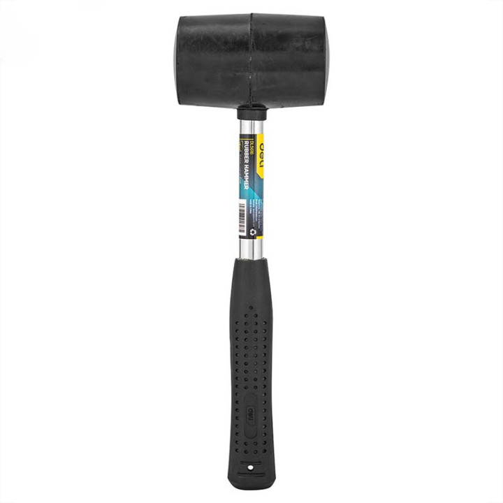 Gumijas āmurs Deli Tools EDL5616, 0,5 kg (melns)