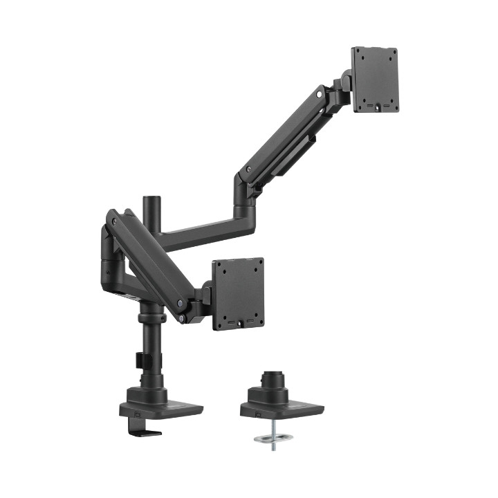 DESK MOUNT FOR MONITOR, ON GAS SPRING BRATECK-LDT69-C024P BRATECK