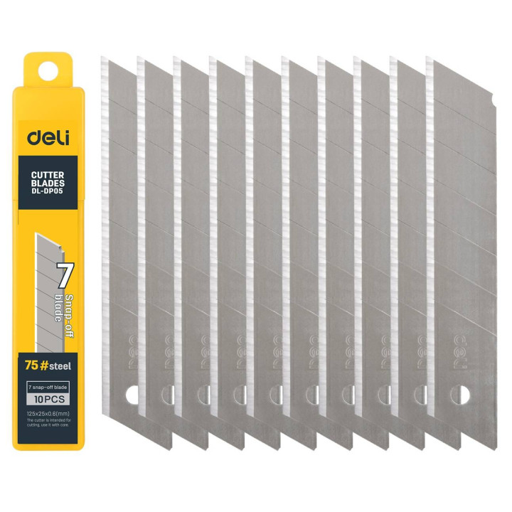 Lõikur 25mm 10 tk terapea Deli Tools EDL-DP05 (hõbe)
