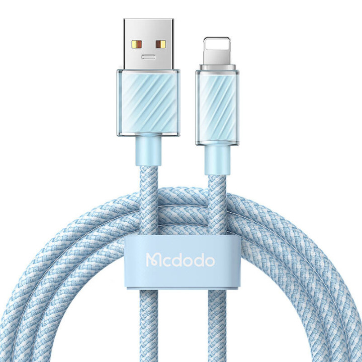 USB-A laidas į Lightning Mcdodo CA-3641, 1,2 m (mėlynas)