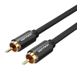 Kabelis Audio RCA Vention VAB-R09-B100 1m Black Metal
