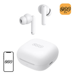 Słuchawki dokanałowe QCY T13 z ANC IPX5 Bluetooth 5.3 – białe