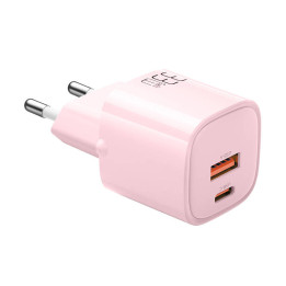 Laadija GaN 33W Mcdodo CH-0155 USB-C, USB-A (roosa)