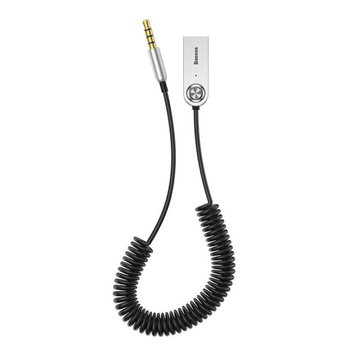 USB-аудиоадаптер Baseus Bluetooth 5.0, AUX — черный