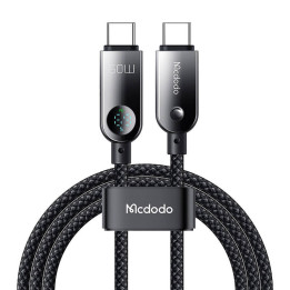 Mcdodo CA-4780 Кабель для передачи данных USB-C — USB-C, 60 Вт, 1,2 м (черный)